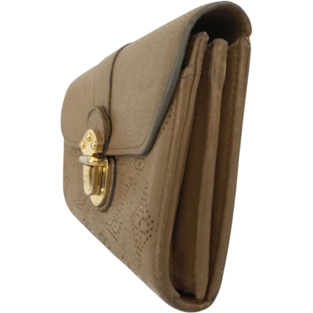 (L3) Louis Vuitton Wallet Long Brown Mahina Monogram - Picture 3 of 9